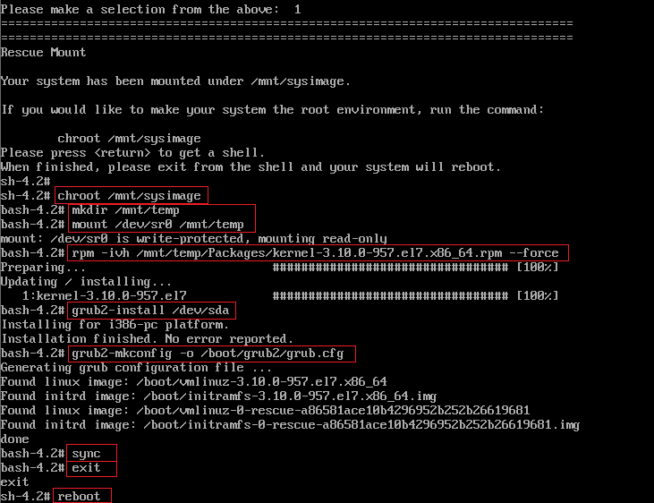 云服务器CentOS7 修复boot目录  第6张