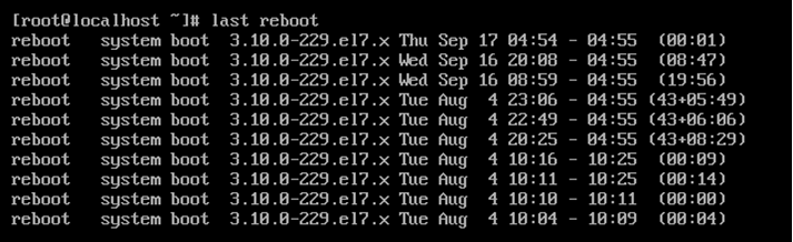 云服务器 ECS Linux 系统检查系统上一次重启时间  第1张
